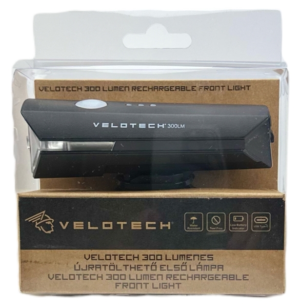 Lámpa Első VELOTECH 300 lumen