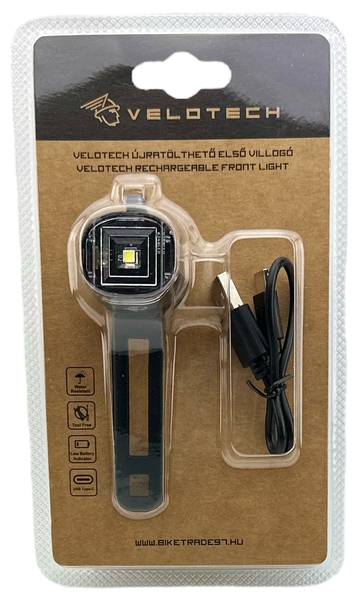 Villogó Első VELOTECH 1LED USB