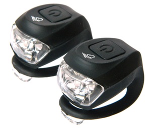 Velotech Villog&oacute; 2LED FEKETE