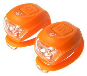 Velotech Villog&oacute; 2LED NARANCS