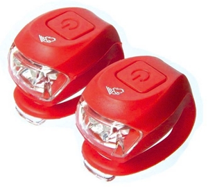 Villogó VELOTECH 2LED PIROS