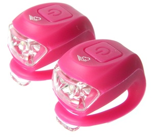 Velotech Villog&oacute; 2LED MAGENTA