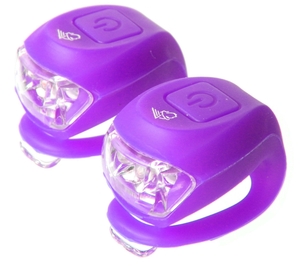 Velotech Villog&oacute; 2LED LILA